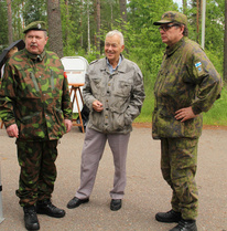 Aki Kinnunen, Orvo Haavisto ja Pauli Huhtamaa.